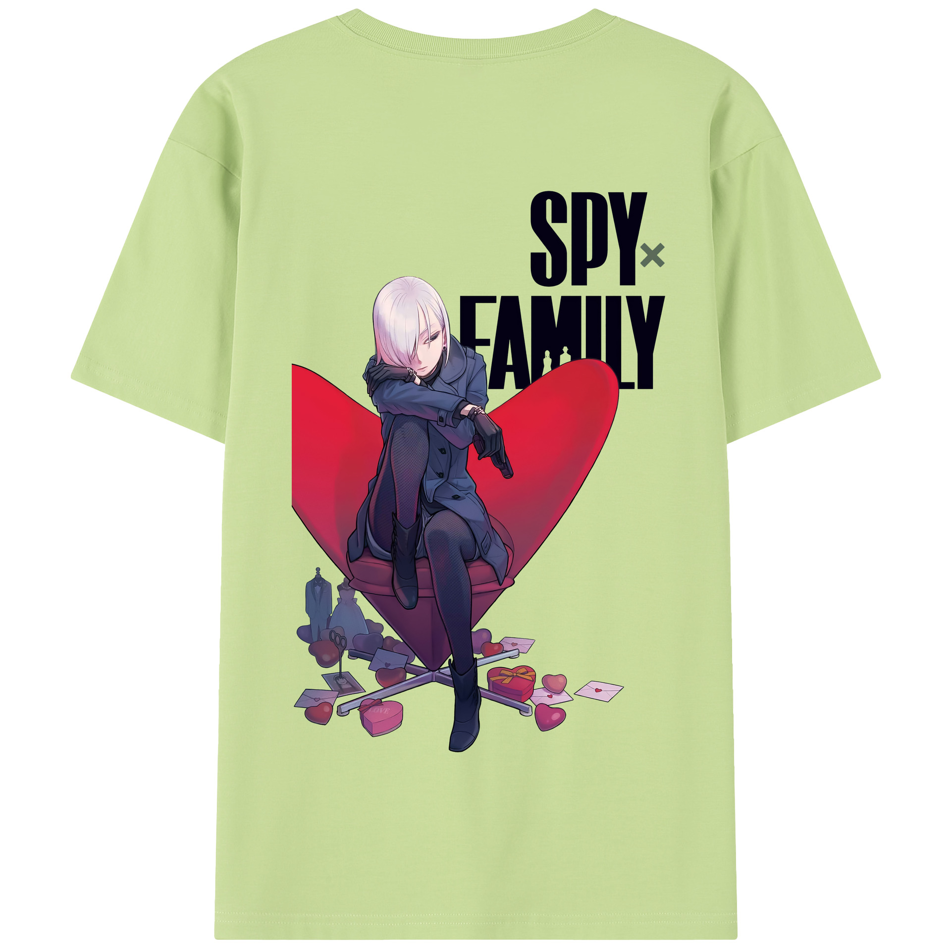 （画像用） SPY×FAMILY间谍家家酒 綿100％半袖Tシャツ（背面プリント）